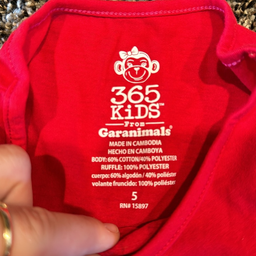 Garanimals 365 Kids Long Sleeve Top with Jogger bottom set. Size 5 - Picture 3 of 5